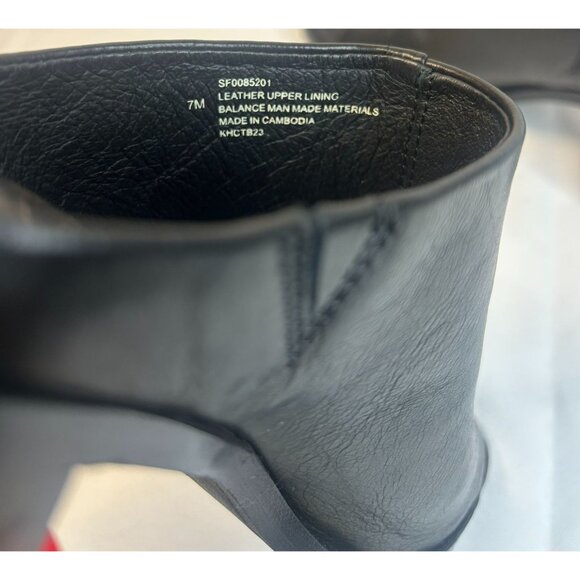 Sofft Safire Mule Black Size 7 Leather Slip On Block Heel Comfort Cushioned Boho - Picture 11 of 12